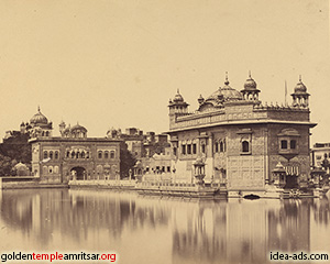 Rare Old and Historical Photograph of The Golden Temple Amritsar
